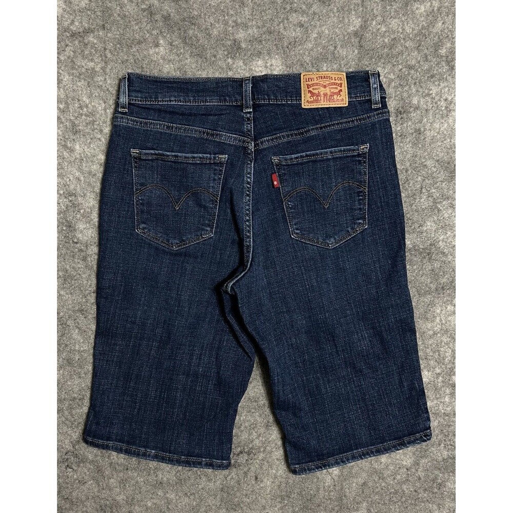Levi’s Bermuda Jean Shorts Women’s 27 Classic Blue Denim Jeans Cotton